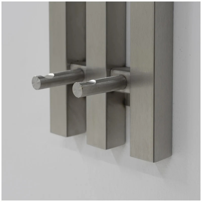 Wandgarderobe Senza 1 in Edelstahl von Spinder