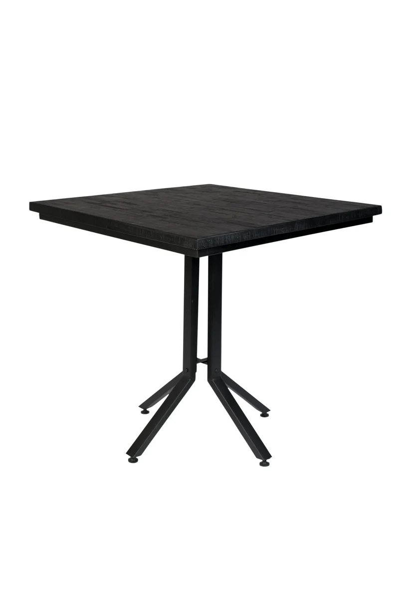 Bistrotisch MAZE Square schwarz 75 x 75 cm