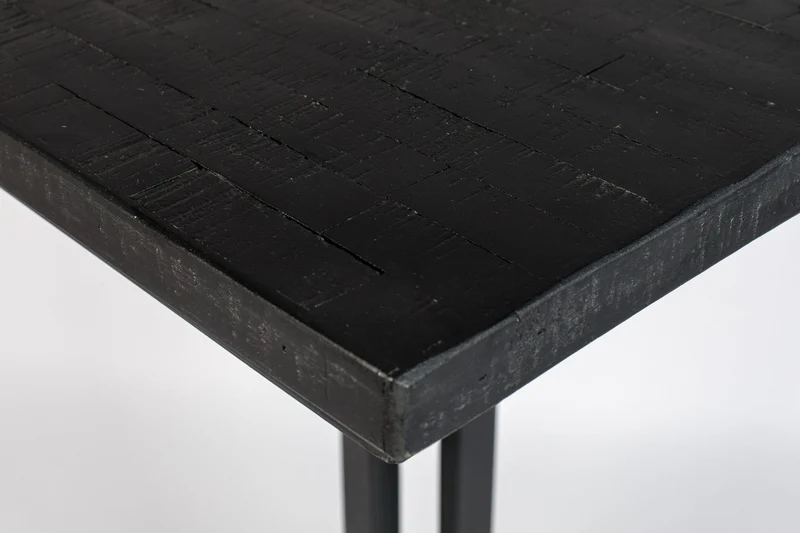 Bistrotisch MAZE Square schwarz 75 x 75 cm