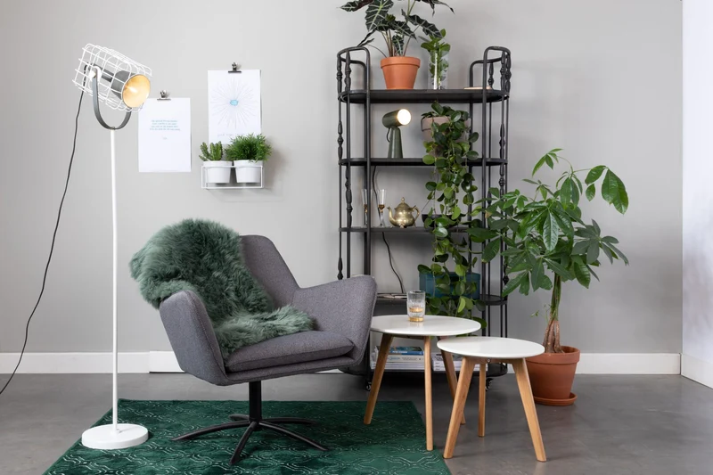 Stehleuchte CAGE WHITE