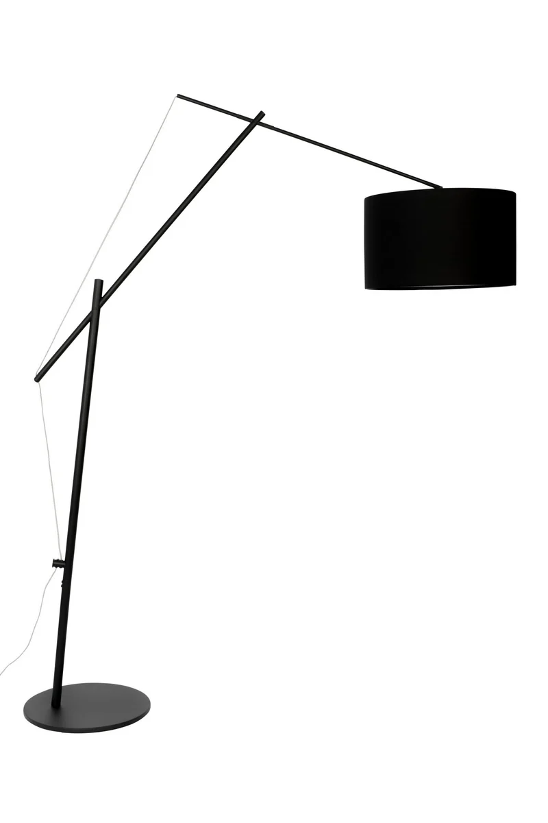 Bogenlampe Tokio Black | Minimalistisches Design in Schwarz