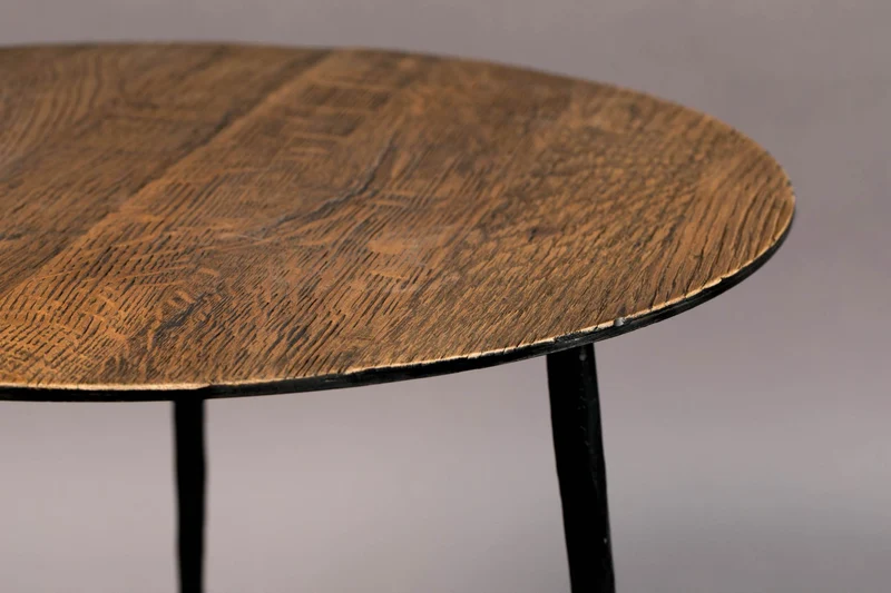 Beistelltisch PEPPER BROWN Ø 40 von DUTCHBONE