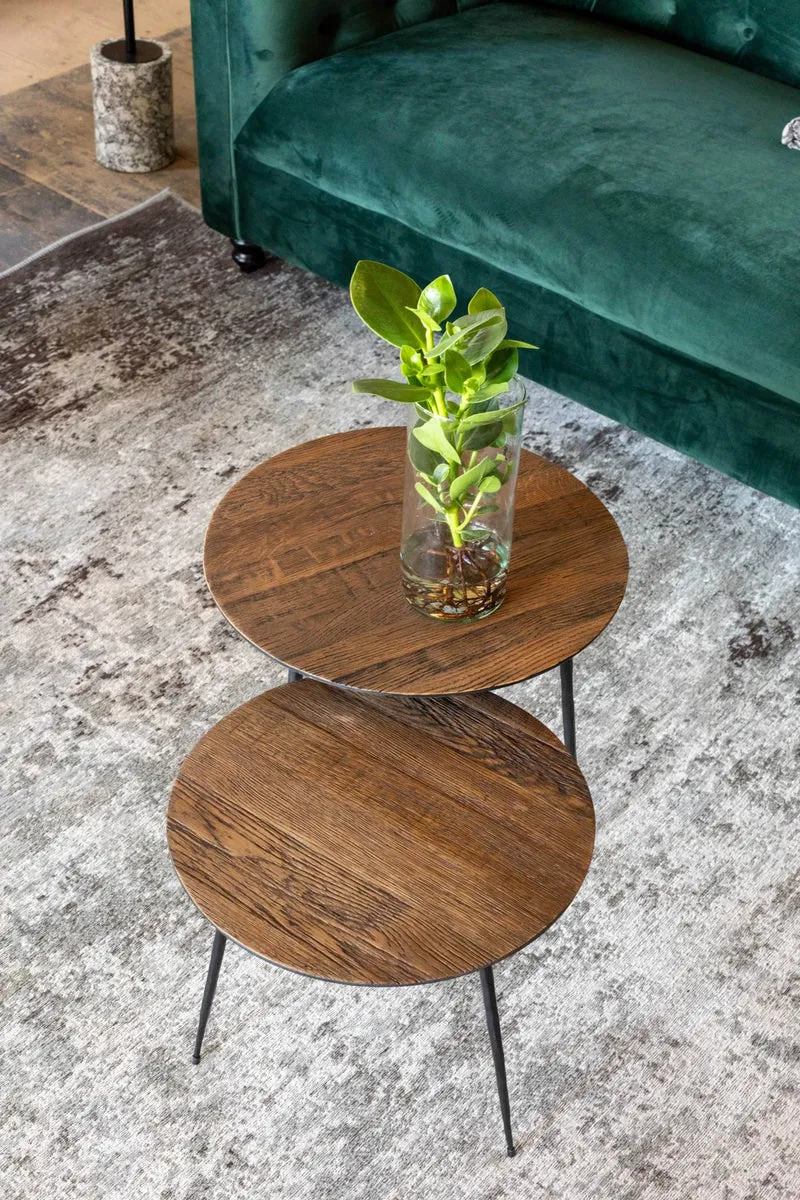 Beistelltisch PEPPER BROWN Ø 40 von DUTCHBONE