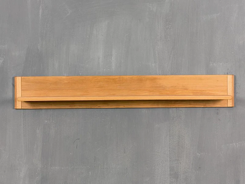 Wandboard 163 cm Kernbuche Massivholz geölt, Genf