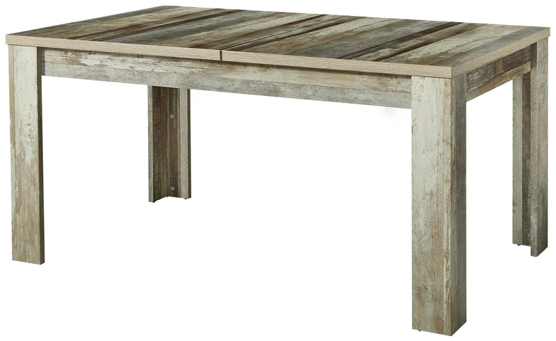 Esstisch BONANZA 160 x 90 cm ausziehbar - Driftwood Nachbildung