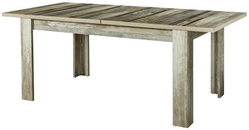 Esstisch BONANZA 160 x 90 cm ausziehbar - Driftwood Nachbildung