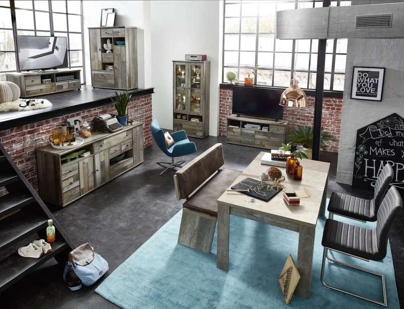 TV Kommode BONANZA 130 cm - Driftwood Nachbildung