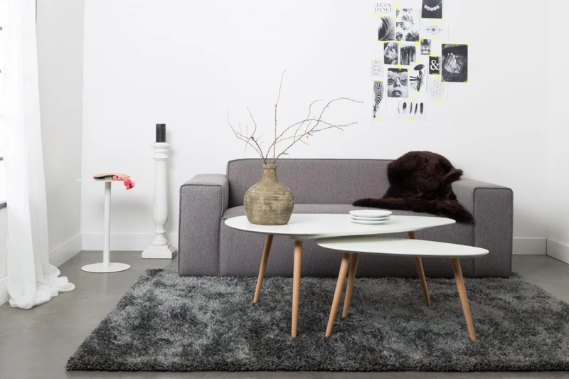 Beistelltisch Couchtisch Drop 2er Set in Tropfenform