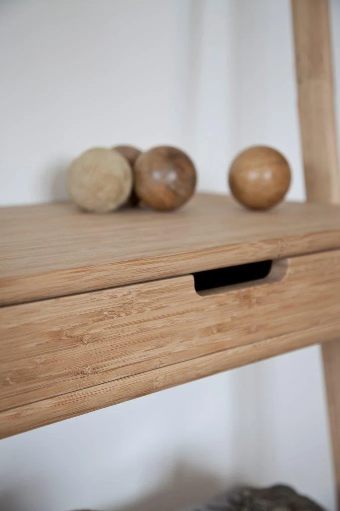 Wandgarderobe Garderobenleiter mit Schublade von Cinas