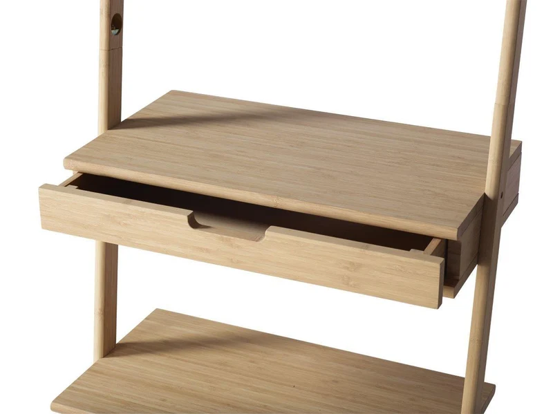 Wandgarderobe Garderobenleiter mit Schublade von Cinas