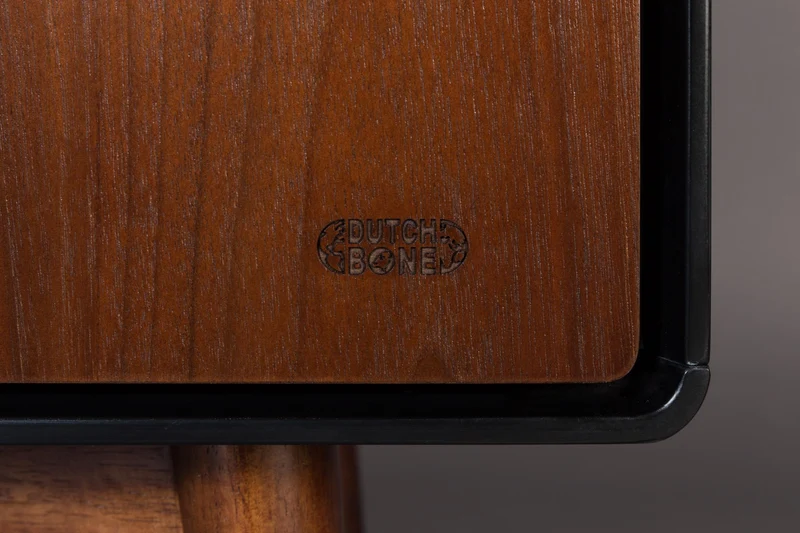 Lowboard JUJU LOW Walnuss furniert von DUTCHBONE
