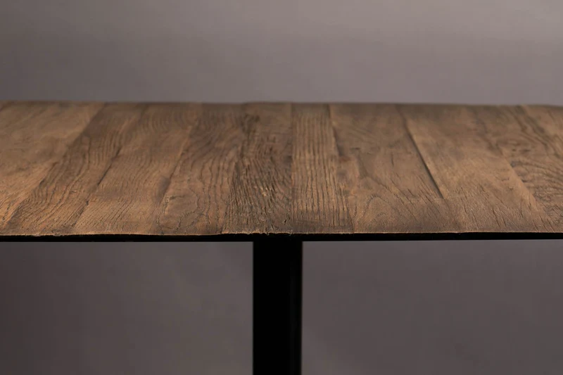 Bistrotisch BRAZA SQUARE BROWN von DUTCHBONE Platte recycelte Eiche