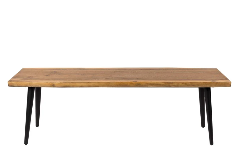 Bank ALAGON Walnuss mit Baumkante 140 cm von DUTCH BONE