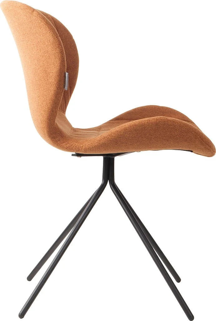 ZUIVER Esszimmerstuhl OMG Stoff Camel
