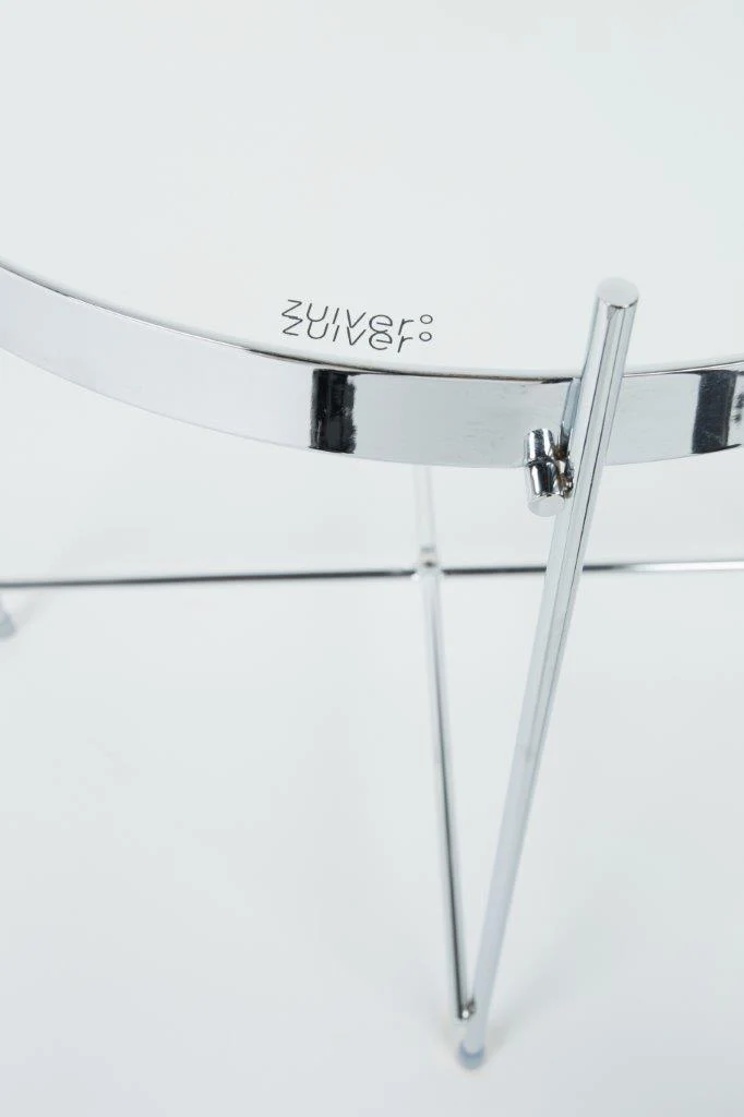 Beistelltisch CUPID SILVER rund 43 cm von Zuiver