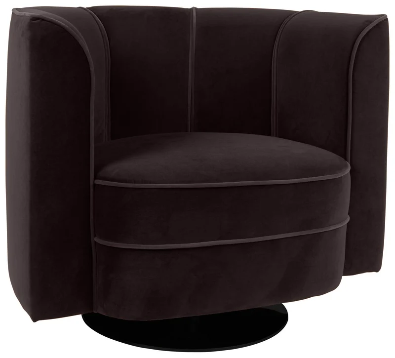 Lounge Sessel FLOWER BLACK von DutchBone