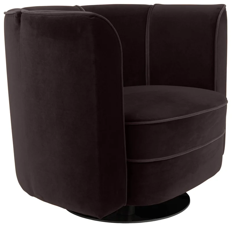 Lounge Sessel FLOWER BLACK von DutchBone