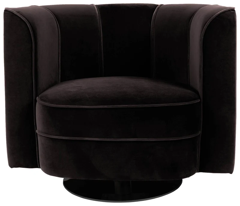 Lounge Sessel FLOWER BLACK von DutchBone