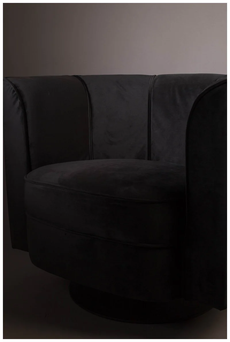 Lounge Sessel FLOWER BLACK von DutchBone