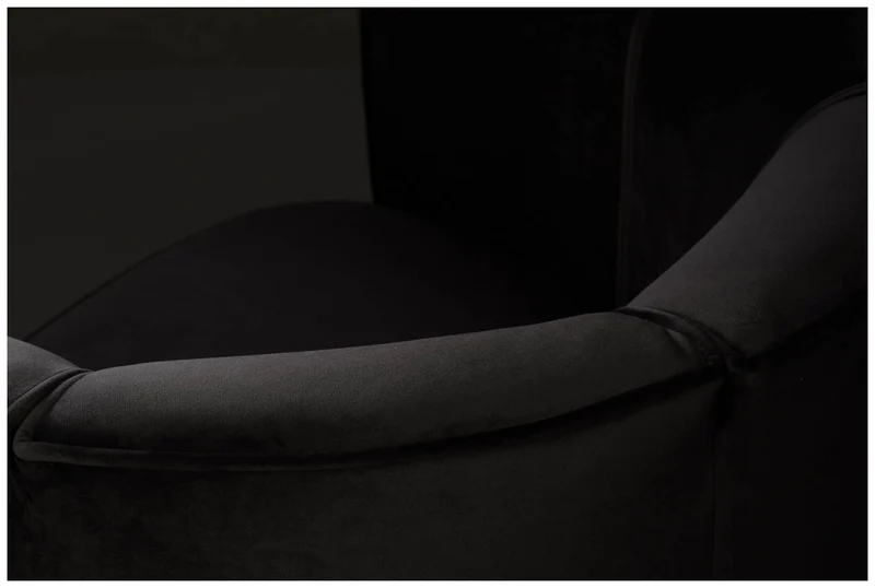 Lounge Sessel FLOWER BLACK von DutchBone