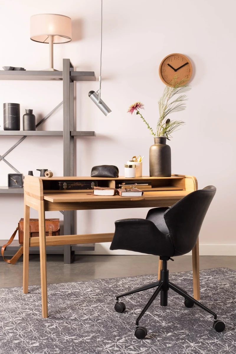 Bürostuhl NIKKI OFFICE ALL BLACK von Zuiver