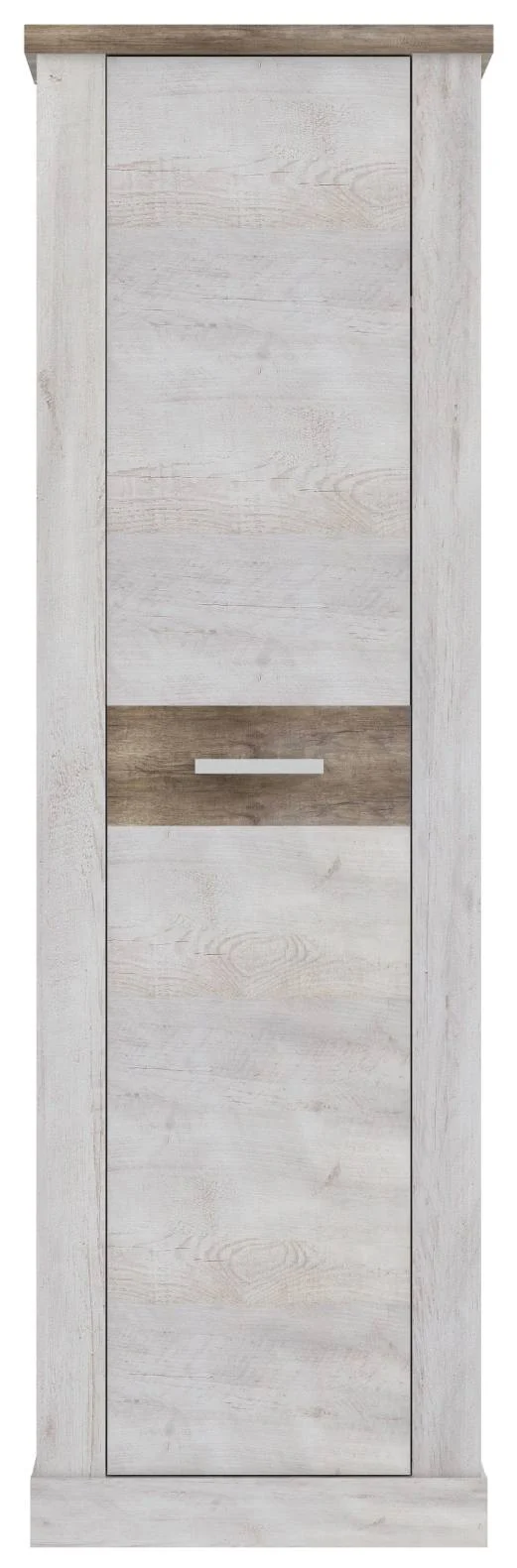 Dielenschrank DURO Garderobenschrank Optik Pinie weiß antik