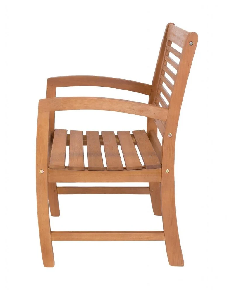 Sessel Gartensessel Madison mit Armlehne aus Eukalyptus