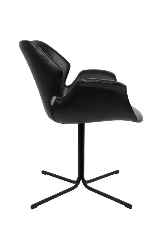 Esszimmerstuhl NIKKI ALL BLACK von ZUIVER