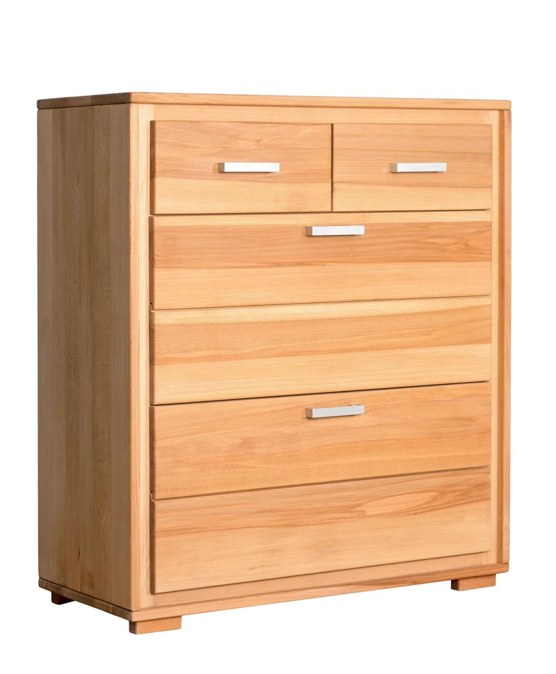Schuhschrank Schuhkipper 91 cm Kernbuche massiv geölt, Genf