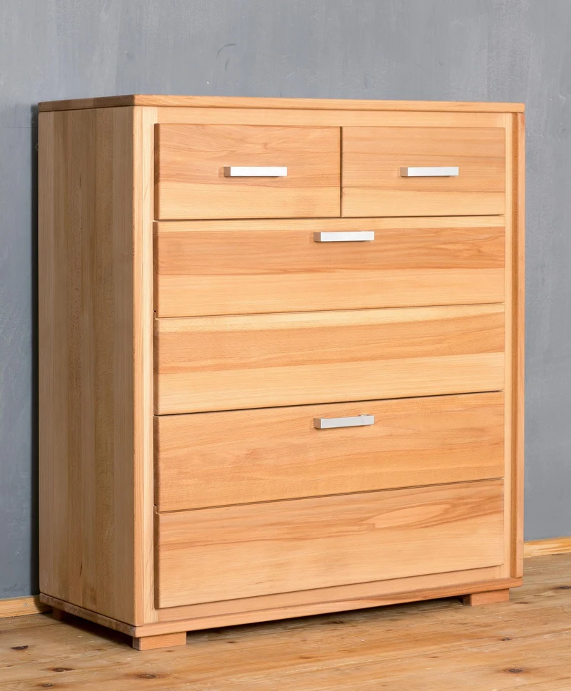 Schuhschrank Schuhkipper 91 cm Kernbuche massiv geölt, Genf