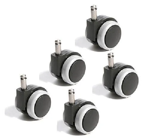 Hartbodenrollen (Set = 5 Rollen) passend für TopStar Stühle