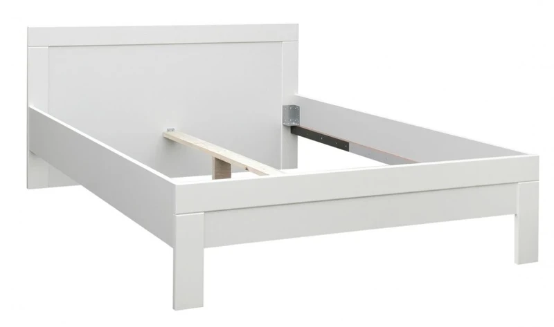 Jugendzimmer SNOW Weiß | Komplett-Set 7-tlg. mit Bett 140x200 | Forte