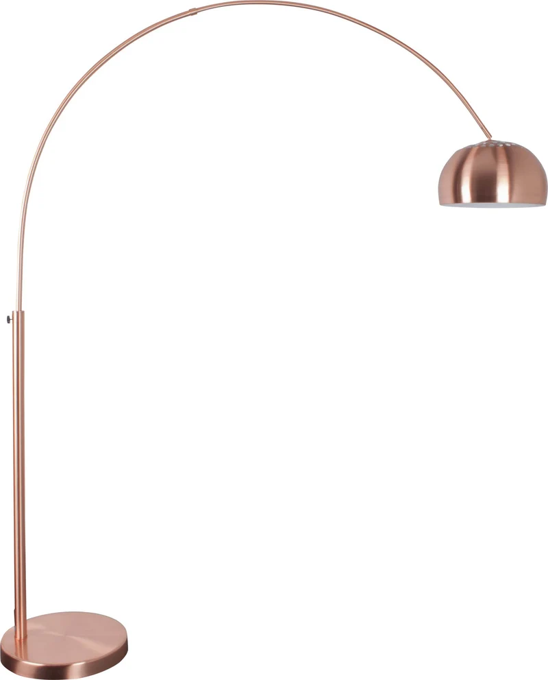 Stehlampe Bogenlampe Kupfer METAL BOW COPPER von Zuiver
