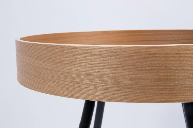 Beistelltisch Oak Tray aus furnierter Eiche von Zuiver