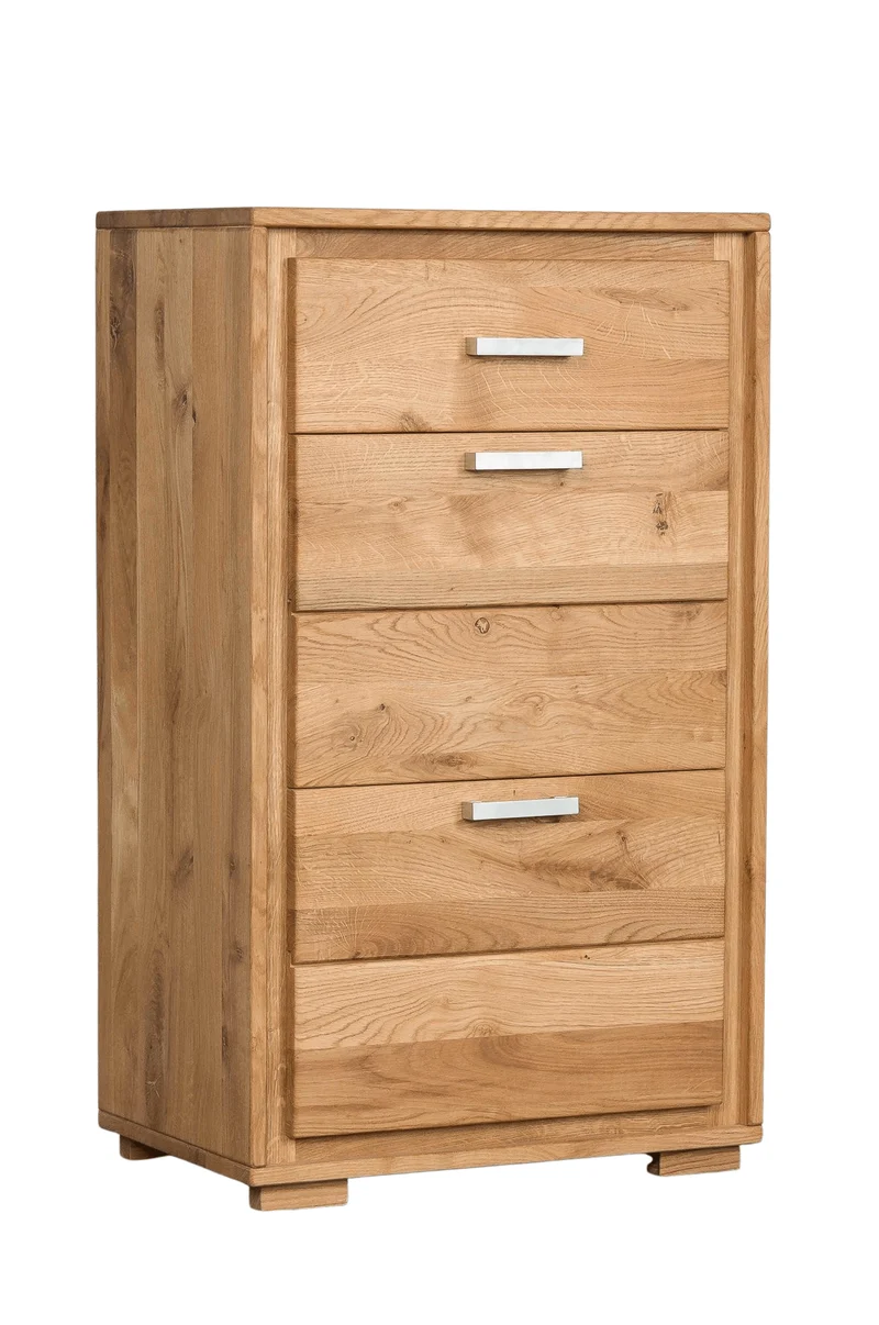 Schuhschrank Schuhkipper 61 cm Wildeiche massiv geölt, Basel