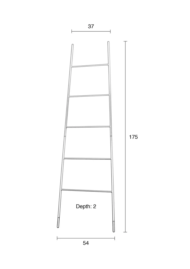 Multitalent LADDER RACK Wandleiter Handtuchhalter von Zuiver
